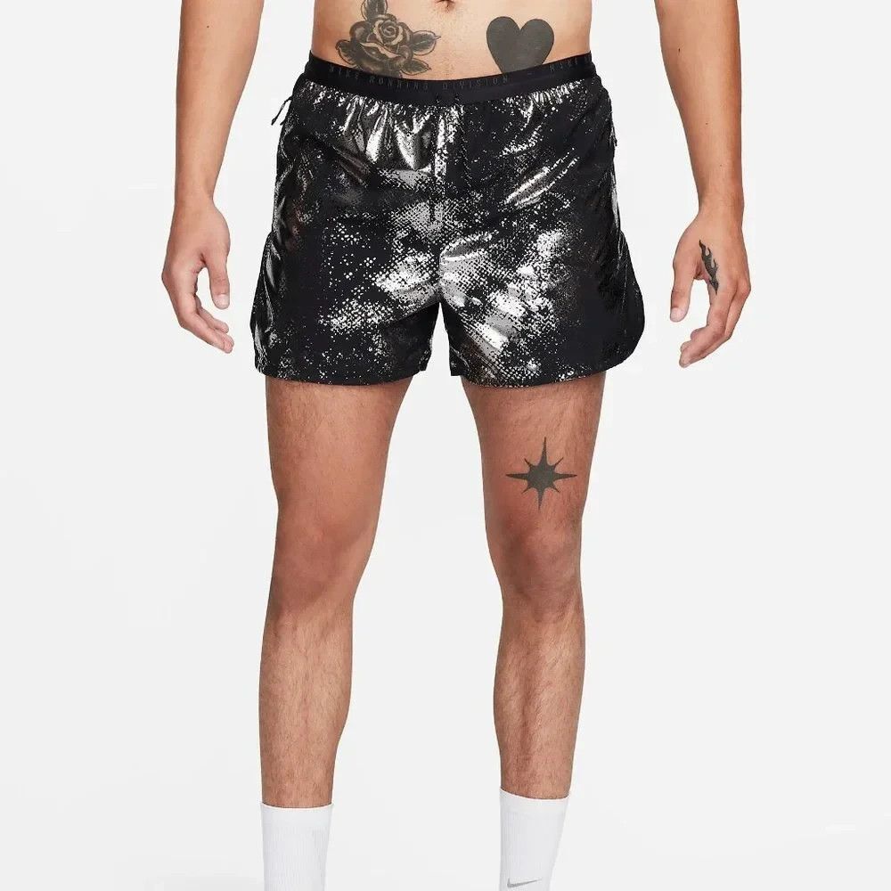 Nike ADV 4" Brief-Lined Running Shorts Division Dri-FIT Men Men Med FN3377-010